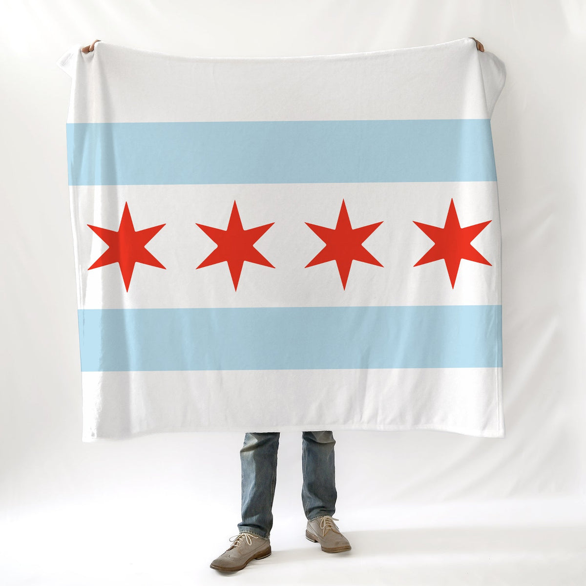 Chicago Flag Blanket - Maritime Tribes USABlanket