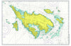 Culebra, Puerto Rico Chart Placemat - Maritime Tribes USALaminated Placemat