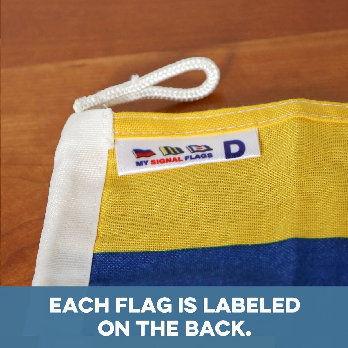 D (Delta) Nautical Signal Flag – Traditional Maritime Code Flag - Maritime Tribes USASignal Flag