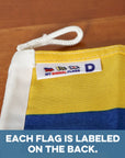 D (Delta) Nautical Signal Flag – Traditional Maritime Code Flag - Maritime Tribes USASignal Flag