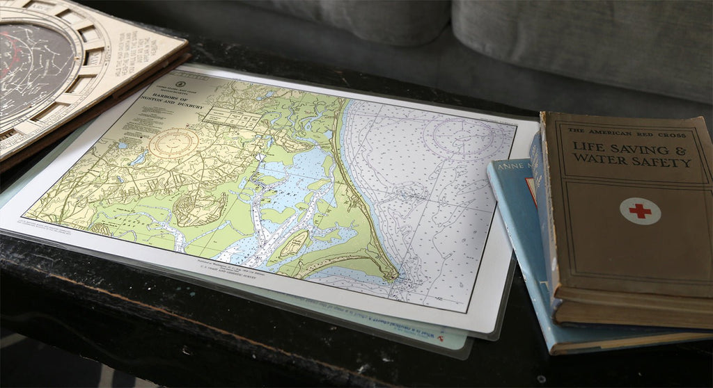 Duxbury, MA Chart Placemat - Maritime Tribes USALaminated Placemat