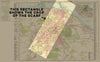 Edinburgh, Scotland Vintage City Map Scarf - Maritime Tribes USAScarf