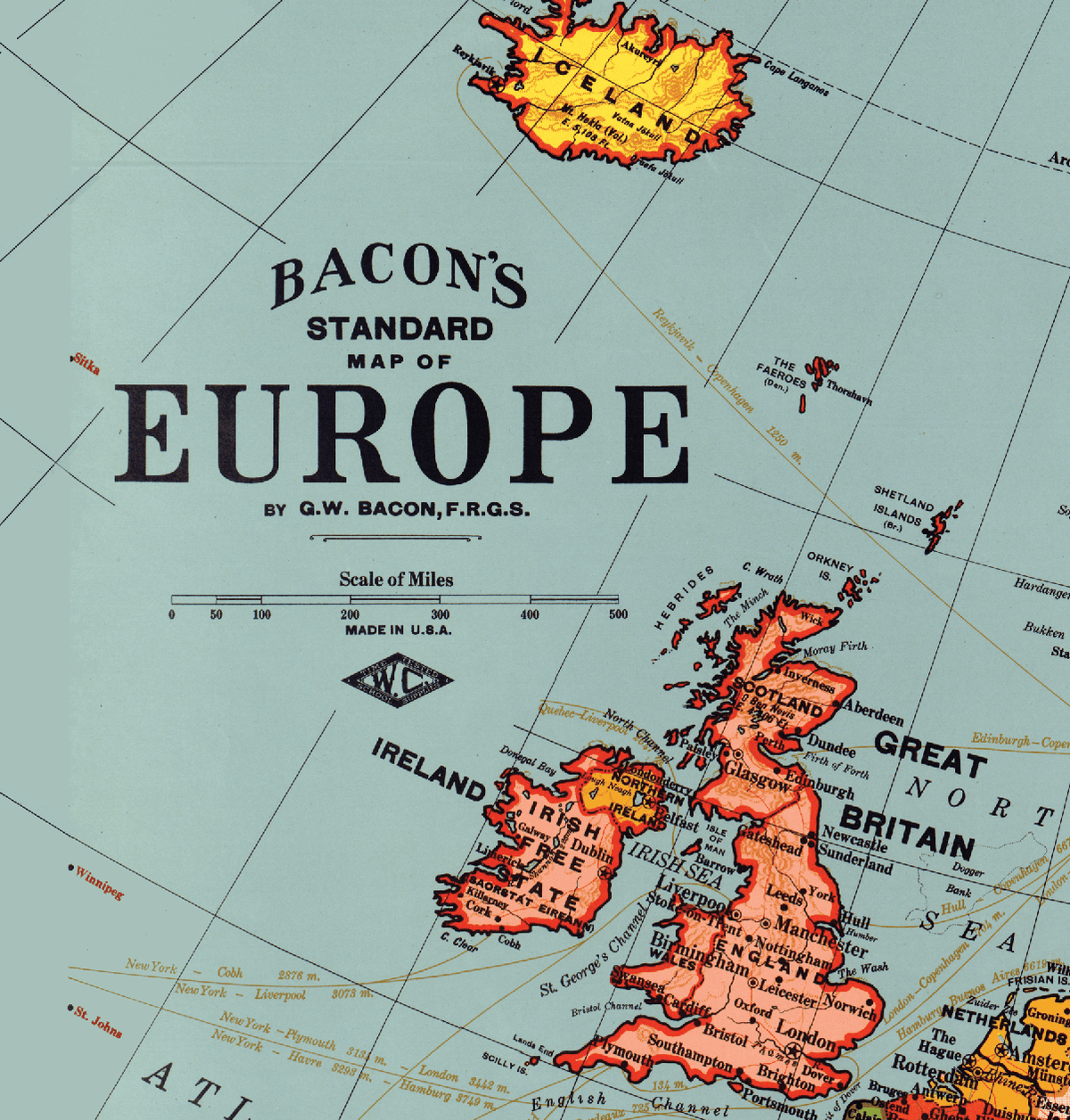 Europe Vintage Map Blanket - Maritime Tribes USABlanket