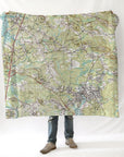 Exeter NH Topo Blanket - Maritime Tribes USABlanket
