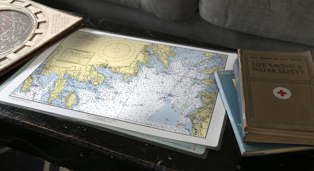 Fairhaven - Marion Chart Placemat - Maritime Tribes USALaminated Placemat