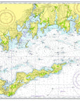 Fishers Island Sound, Connecticut & New York Chart Placemat - Maritime Tribes USALaminated Placemat