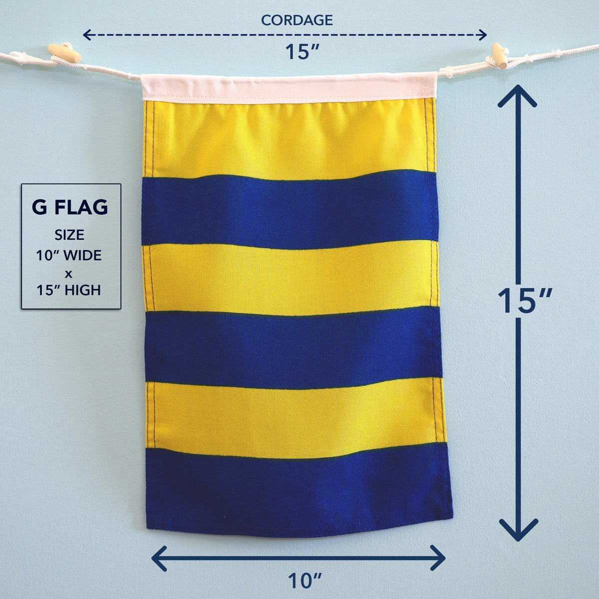 G (Golf) Nautical Signal Flag – Traditional Maritime Code Flag - Maritime Tribes USASignal Flag