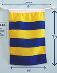 G (Golf) Nautical Signal Flag – Traditional Maritime Code Flag - Maritime Tribes USASignal Flag