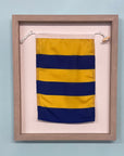 "G" Nautical Flag in Glass-Free Shadow Box Frame - Maritime Tribes USA
