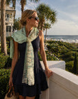 Georgia's Barrier Islands Vintage Map Scarf (St. Augustine to Savannah) - Maritime Tribes USAScarf