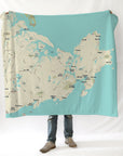 Gloucester Modern Wave Blanket - Maritime Tribes USABlanket