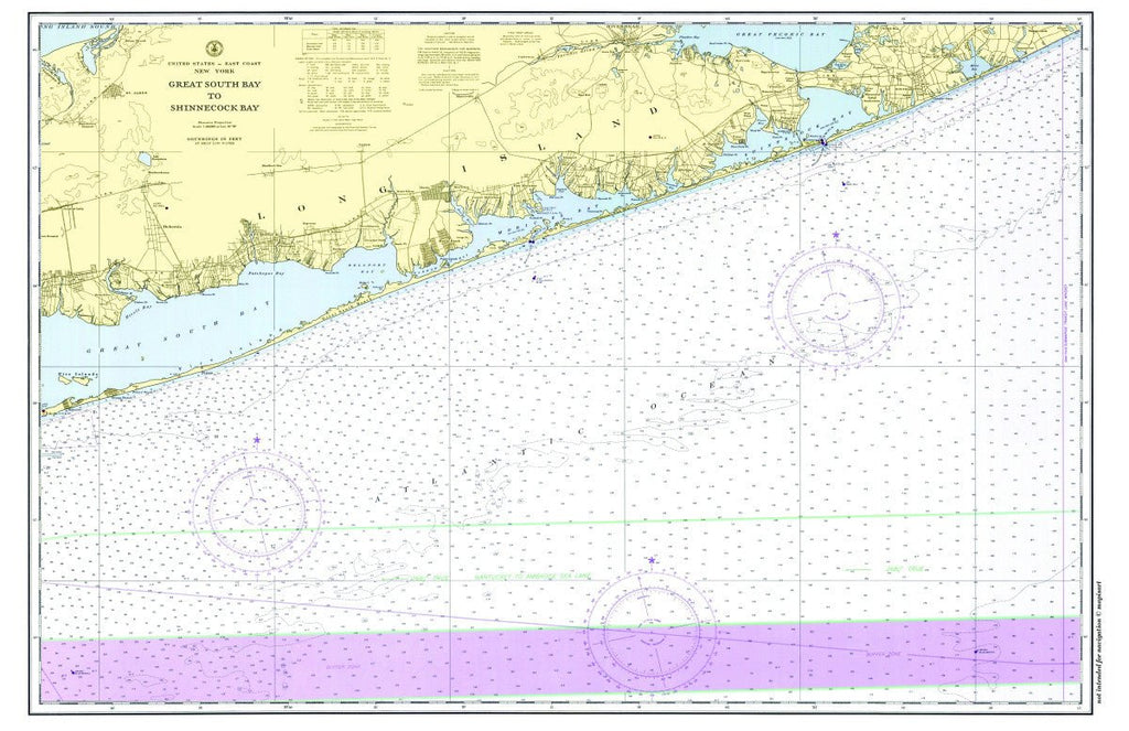 Great South Bay to Shinnecock Bay Placemat - Maritime Tribes USALaminated Placemat