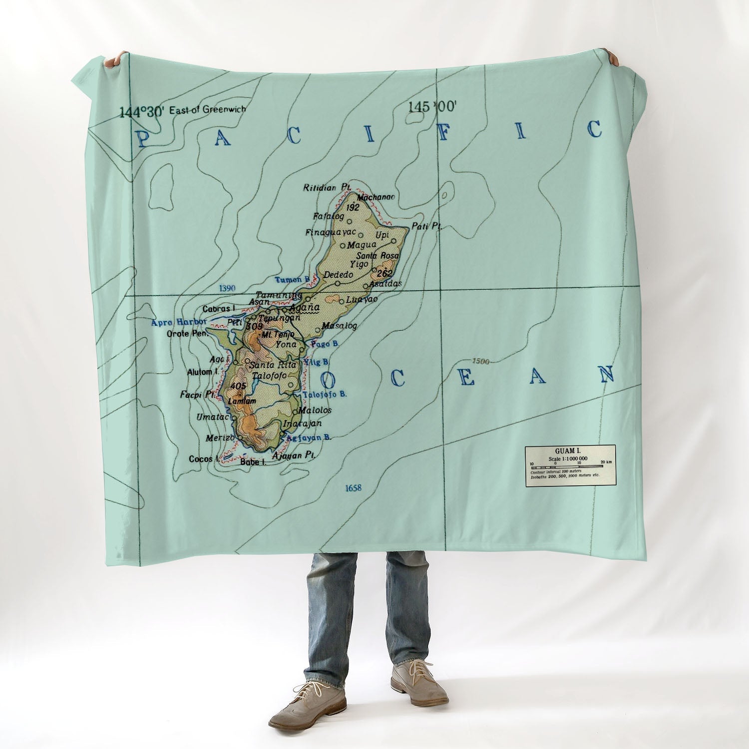 Guam Antique Color Blanket - Maritime Tribes USABlanket
