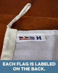 H (Hotel) Nautical Signal Flag – Traditional Maritime Code Flag - Maritime Tribes USASignal Flag