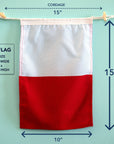 H (Hotel) Nautical Signal Flag – Traditional Maritime Code Flag - Maritime Tribes USASignal Flag