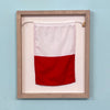 "H" Nautical Flag in Glass-Free Shadow Box Frame - Maritime Tribes USA