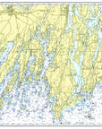 Harpswell to Georgetown, Maine Chart Placemat - Maritime Tribes USALaminated Placemat