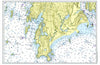 Hermit Island, Maine Chart Placemat - Maritime Tribes USALaminated Placemat