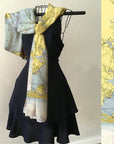 Houston / Galveston Nautical Chart Scarf - Maritime Tribes USAScarf