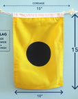 I (India) Nautical Signal Flag – Traditional Maritime Code Flag - Maritime Tribes USASignal Flag