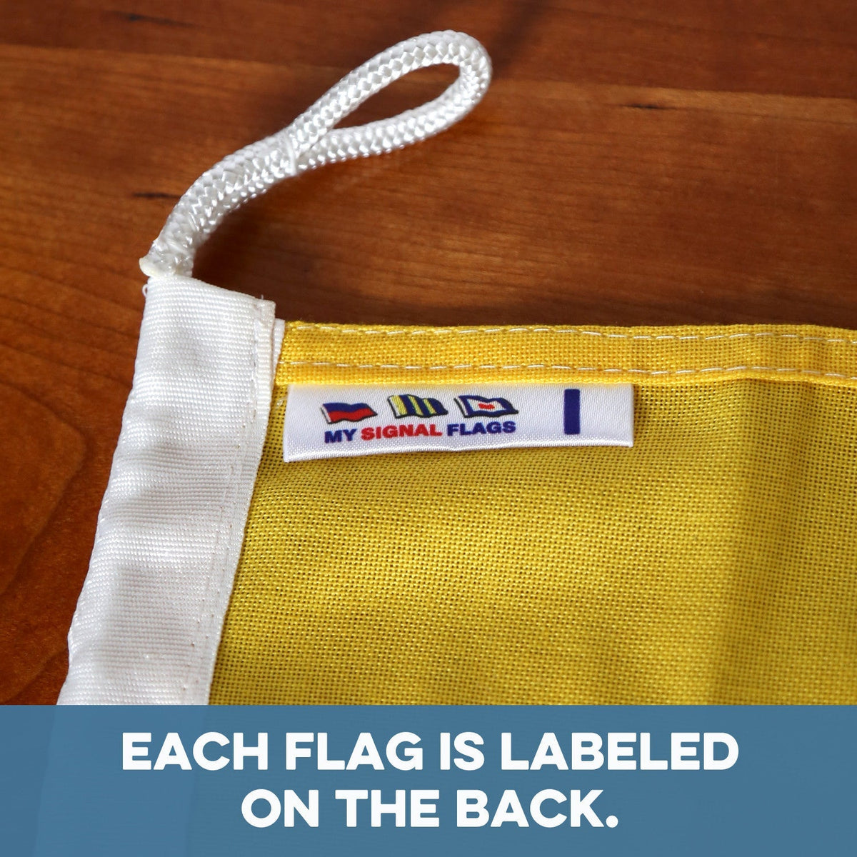 I (India) Nautical Signal Flag – Traditional Maritime Code Flag - Maritime Tribes USASignal Flag