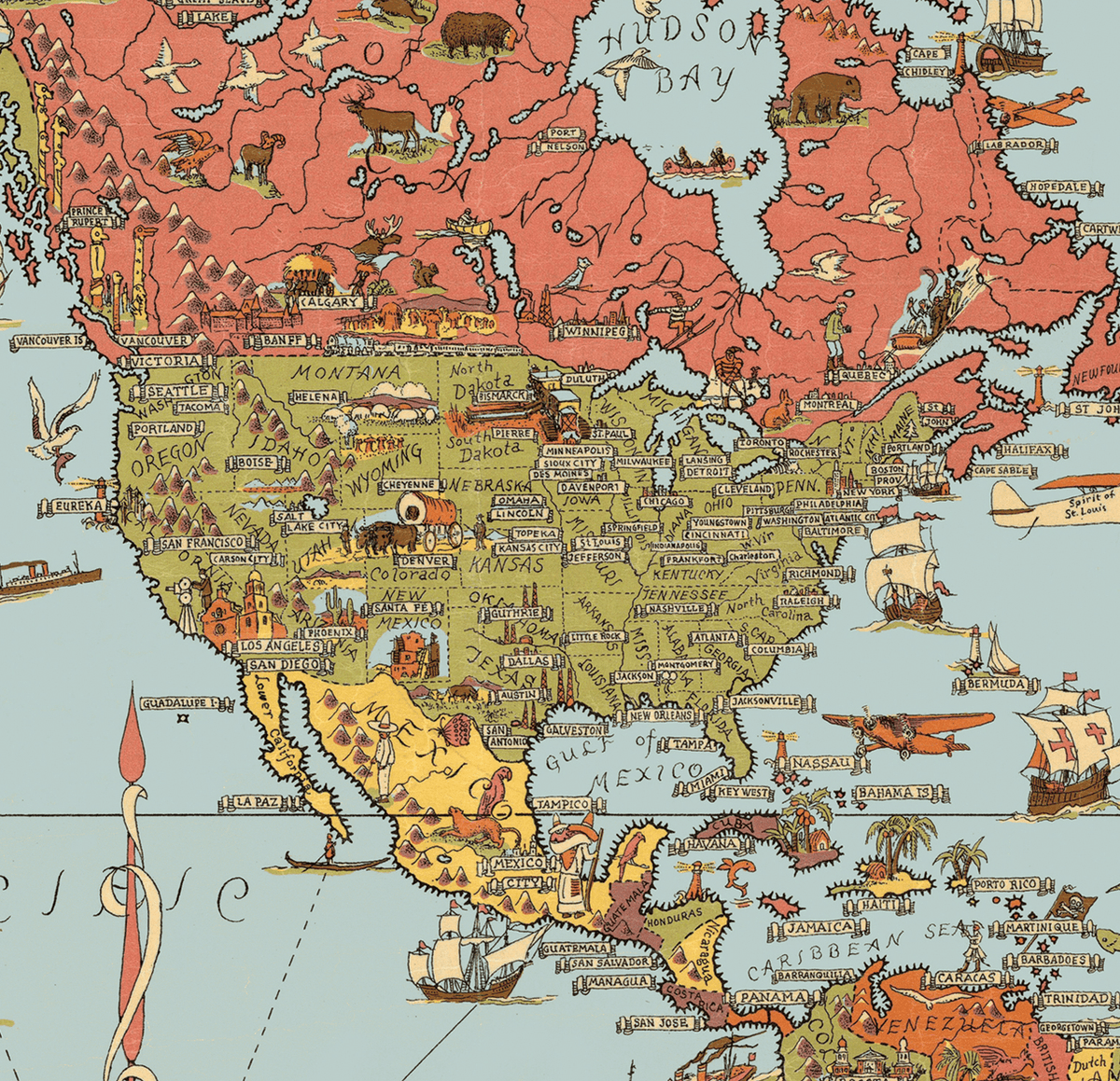 Illustrated World Map Baby Blanket - by Ernest Dudley Chase - Super Soft - Maritime Tribes USABlanket