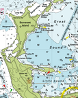 Imray's Bermuda Nautical Chart Scroll - Maritime Tribes USA