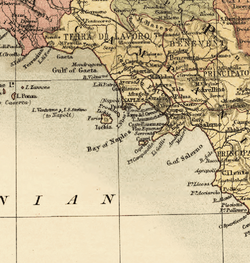 Italy Vintage Map Blanket - Maritime Tribes USABlanket
