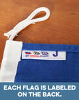 J (Juliet) Nautical Signal Flag – Traditional Maritime Code Flag - Maritime Tribes USASignal Flag