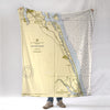 Jupiter InletFL Chart Blanket - Maritime Tribes USABlanket