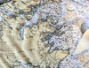 Kodiak Island, Nautical Chart Blanket - Maritime Tribes USABlanket