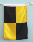 L (Lima) Nautical Signal Flag – Traditional Maritime Code Flag - Maritime Tribes USASignal Flag