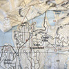 Lake Arrowhead, CA topo map Blanket - Maritime Tribes USABlanket