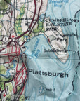 Lake Champlain Topographical Map Scarf - Maritime Tribes USAScarf