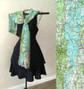 Lake Champlain Topographical Map Scarf - Maritime Tribes USAScarf