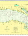 Lake Michigan Chart Placemat - Maritime Tribes USALaminated Placemat