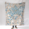 Lake Minnetonka, MN Topo Blanket - Maritime Tribes USABlanket