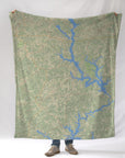 Lake Oconee GA National Geographic Blanket - Maritime Tribes USABlanket
