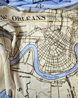 Lake Pontchartrain, New Orleans LA Nautical Chart Blanket - Maritime Tribes USABlanket