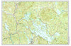 Lake Winnipesaukee, New Hampshire Map Placemat - Maritime Tribes USALaminated Placemat