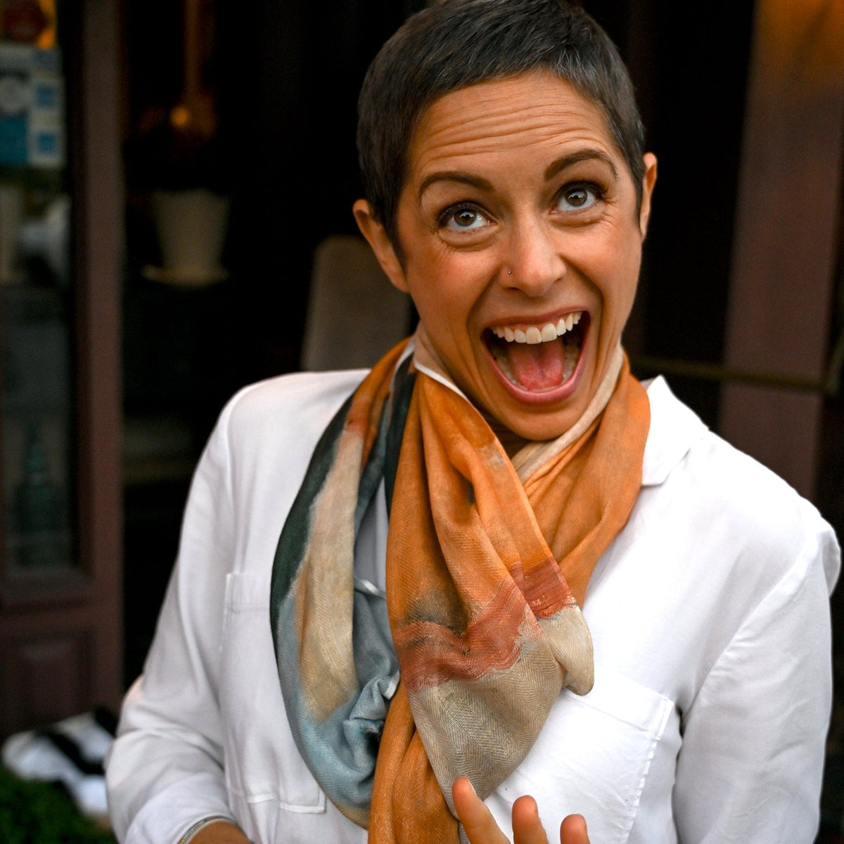 Lake Winnipesaukee, NH Vintage Topo Map Scarf - Maritime Tribes USAScarf