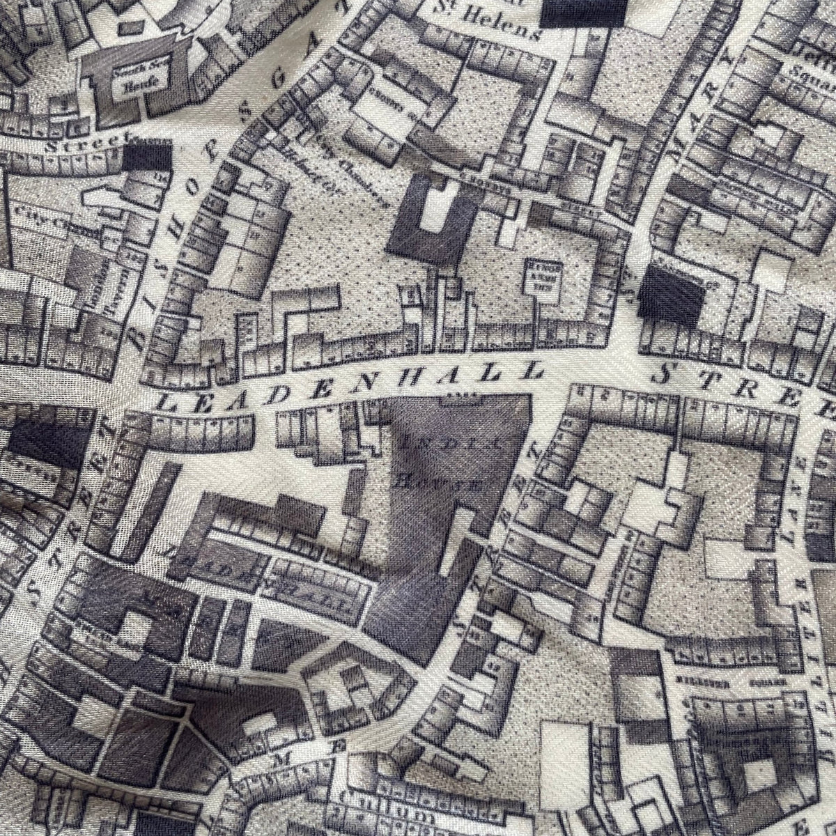 London Vintage Map Scarf - Maritime Tribes USAScarf