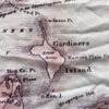 Long Island, NY Vintage Map Scarf - Maritime Tribes USAScarf