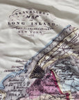 Long Island, NY Vintage Map Scarf - Maritime Tribes USAScarf