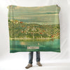 Madison, WI Historical Map Blanket - Maritime Tribes USABlanket
