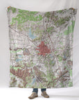 Madisonville KY Topo Blanket - Maritime Tribes USABlanket