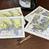 16-Pack Paper Cocktail "Mapkins" Wholesale