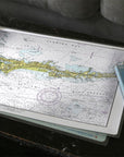 Marathon Key, Florida Chart Placemat - Maritime Tribes USALaminated Placemat