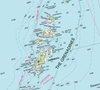 Martinique, St Lucia, St. Vincent & the Grenadies to Grenada Chart Scarf - Maritime Tribes USA