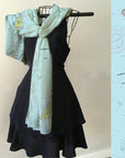 Martinique, St Lucia, St. Vincent & the Grenadies to Grenada Chart Scarf - Maritime Tribes USA